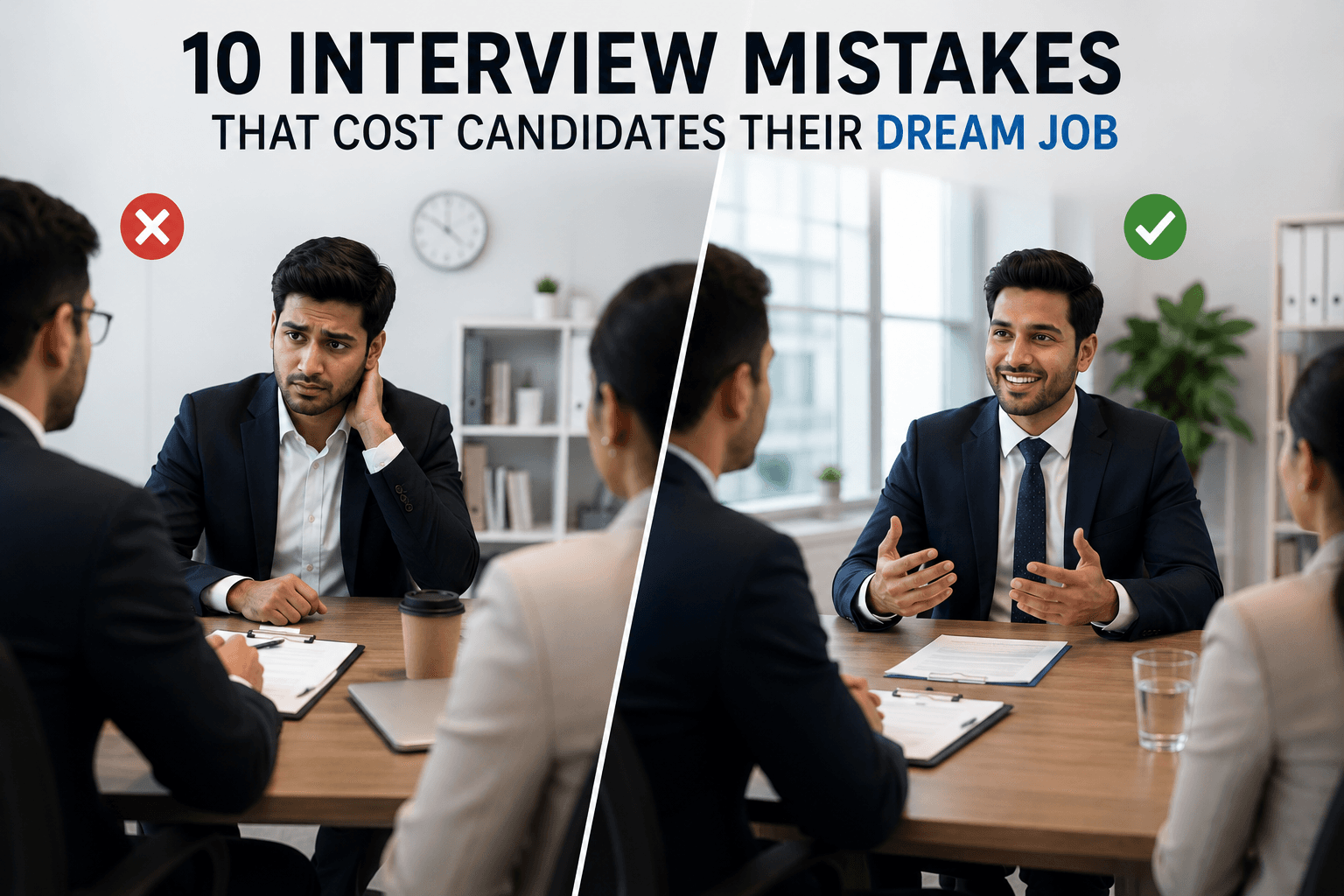 10 Interview Mistakes That Cost Candidates Their Dream Job